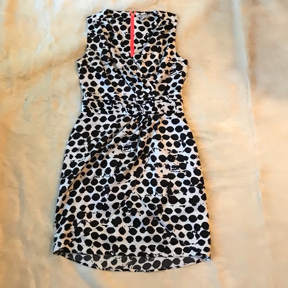 H&M Tulip Skirt Polka Dot Dress - Picture 1 of 8